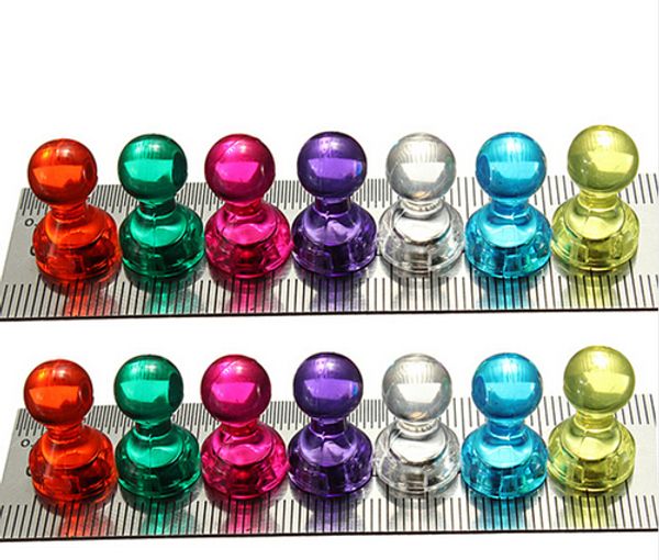 

strong colored magnetic thumbtacks neodymium noticeboard skittle pin magnets diy fridge whiteboard random color 10 pcs