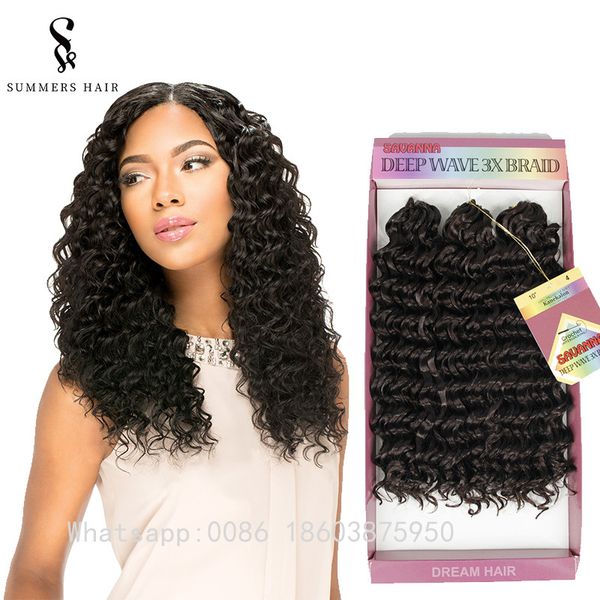 2020 Summershair Savana Twist Hair Extensions Deep Wave