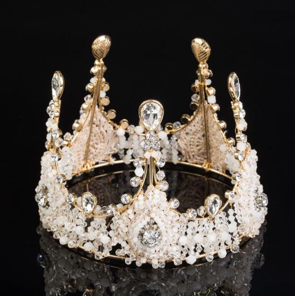 

new bridal crown hairpin crystal diamond headwear hair accessories, Silver