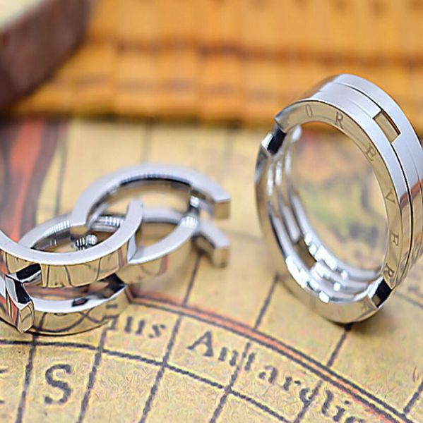 

jewelry couple rings titanium steel stainless steel rings deformation fish band fashion of shipping, Silver