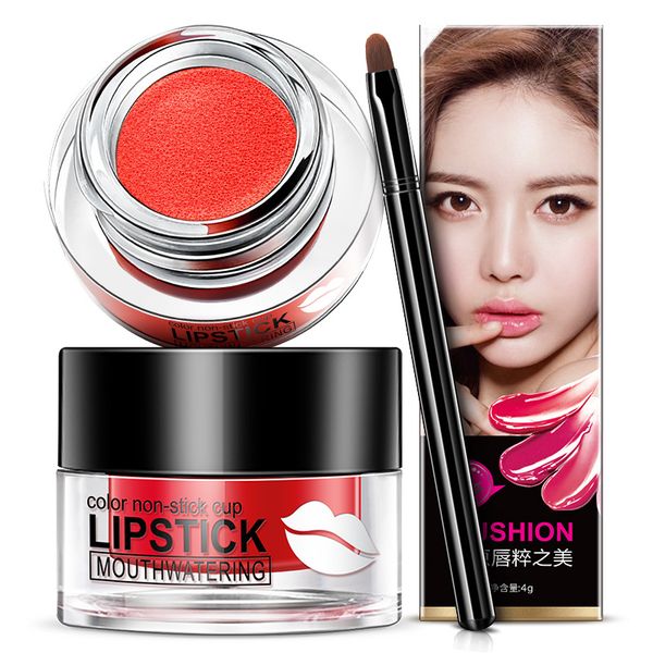 

bioaqua brand beauty lips makeup multicolor charm air cushion lipstick color non-stick cup lipstick lip gloss calm makeup power