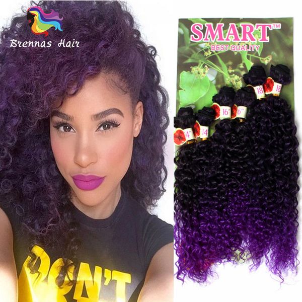 2020 High Quality Smart Synthetic Hair Weaves Full Head Sew In