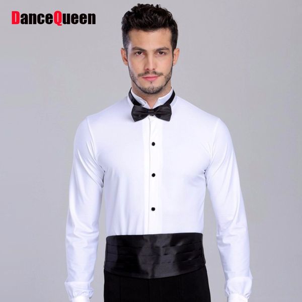 

2018 new arrival ballroom dancing man ballroom dance mens shirts latin/tango/rumba dancewear shirt dq6032, Black;red