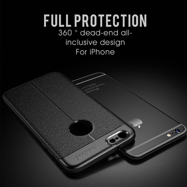 

leather texture phone case for iphone x 8 7 6 5 se plus case silicone soft plain cover for iphone 5 5s se 6 6s 7 8 x e80