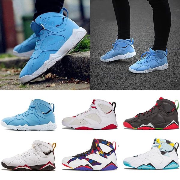 

2018 Newest 7 VII Olympic N7 Tinker Alternate 7s Raptor Hare Bordeaux GG Cardinal University blue basketball shoes men Sneakers