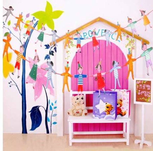 Cartoon Character Flags Children S Day Banner Flag Hang Pennants