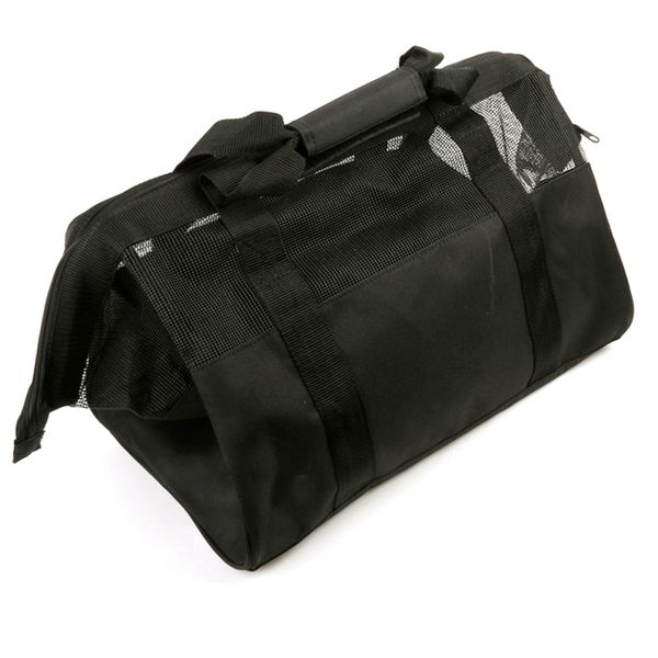 

black storage bags waterproof fly fishing wading bag 45x30x30cm pvc mesh fly wader bag