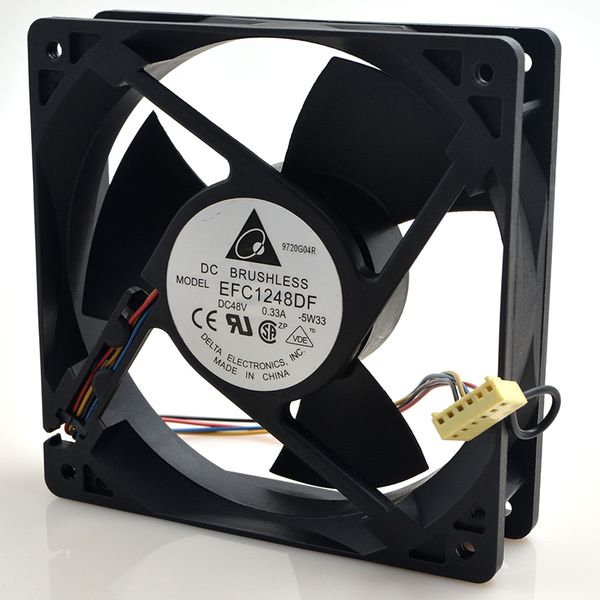 

delta efc1248df -f00 12032 48v 12cm 4 line 0.33a cooling fan