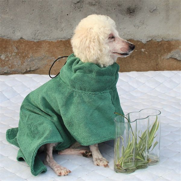 

pet dog cat bath robe towel puppy big dog batch robe bathrobe