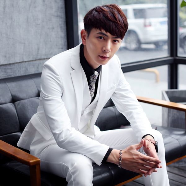 

2018 new casual fashion foral suits men business blazers for men wedding blazer plus size 3xl 4xl 5xl 6xl, White;black