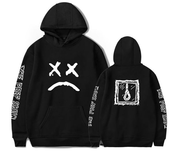 

lil peep hoodies men sweatshirts hooded pullover sweatershirts male/women sudaderas cry baby hood hoddie hoodie sweatshirt, Black