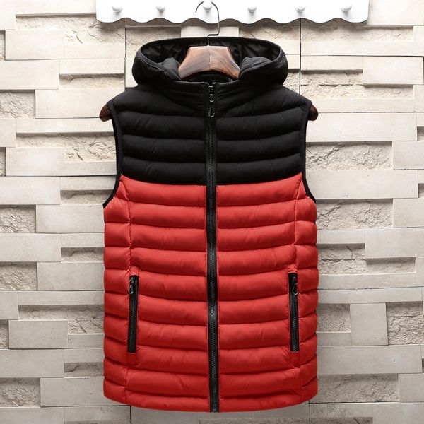 

plus size 4xl 5xl 6xl 7xl 8xl men padded warm large size waistcoat warm vests 80, Black;white