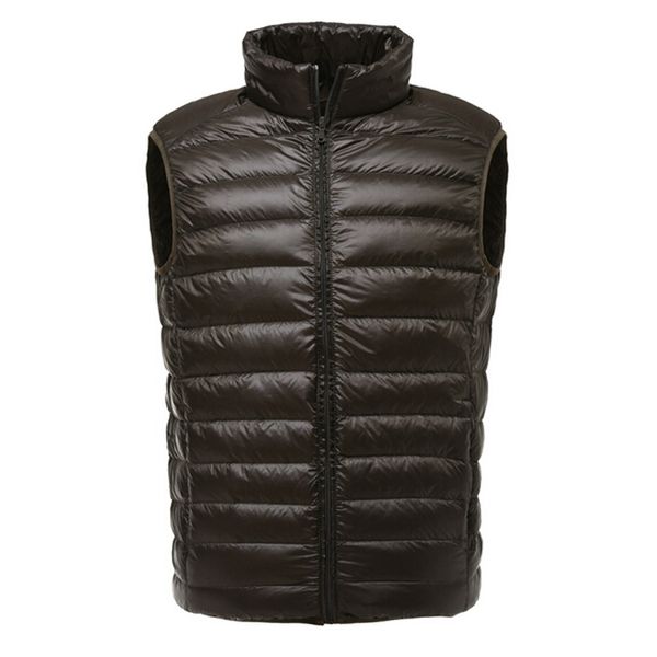 

Pockets Winter Duck Down Vest Mens Casual Sleeveless Jackets Ultralight 90% Vests Colete Masculino Men's New Outwear Waistcoat
