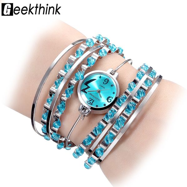 

fashion women bohemian simple design alloy bracelet watch ladies casual leisure dress quartz party wrist watch lady steel, Slivery;brown