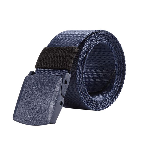 

lgfd923 130cm travel prevent allergy no metal belt no need airport take off camo navy nylon belt, Black;brown