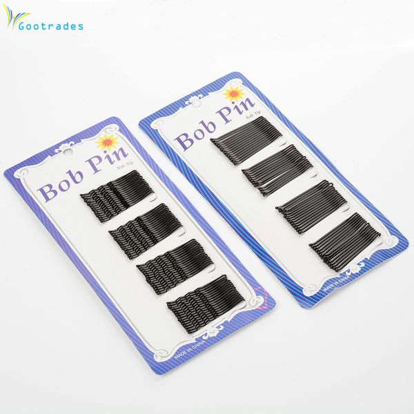 

gootrades 60pcs/set bobby pins invisible curly wavy grips salon barrette hairpin hair clips accessroies