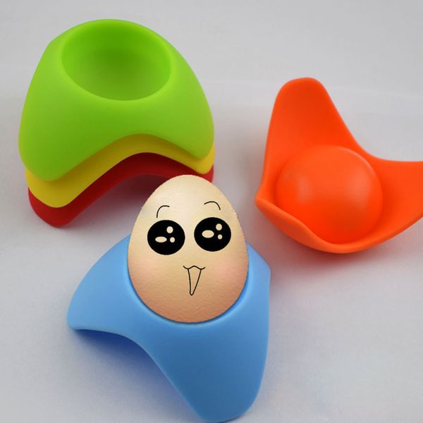

single egg seat silicone egg cup holder resting eggs frame seat wholesale