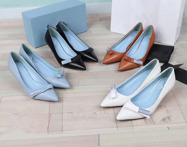 

2018 luxury brands design women's shoes fashion casual temperament elegant pointy high-heeled shoes size of 35-40, Black
