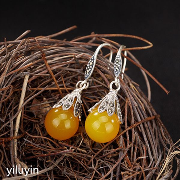 

kjjeaxcmy jewelry, s925, sterling silver, antique, high-grade mark, steel, stone, and jade jewelry, Golden;silver