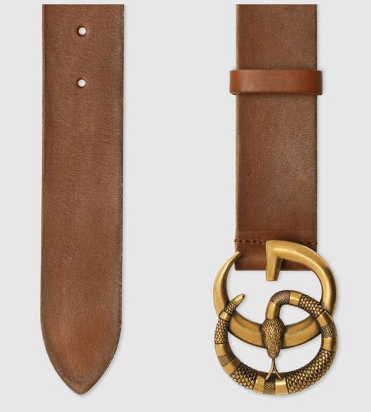 

Leather belt with double buckle with nake print tyle â458949 rever ible belt new official men belt with box