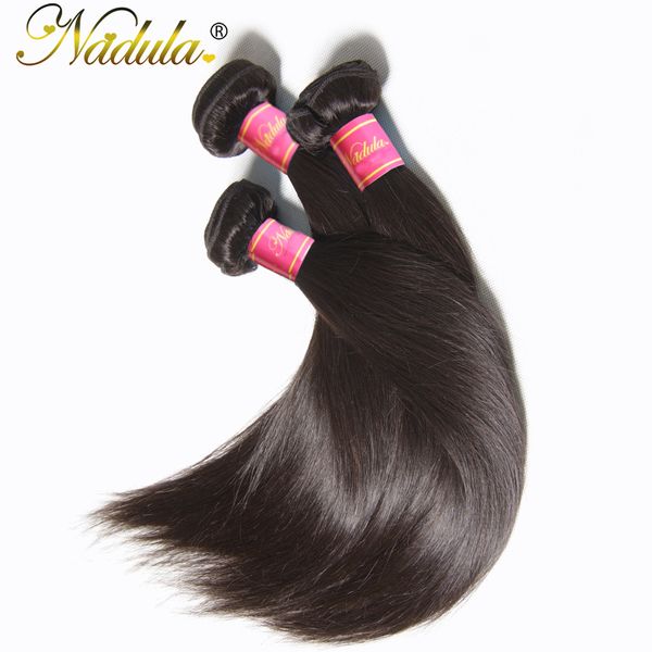 

nadula hair products 1bundle straight hair 830 inch nonremy 100 human weave bundles machine double weft5699988, Black;brown