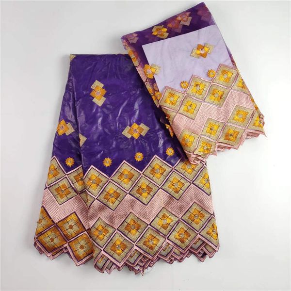 

2018 new design 5 yards jacquard 2018 african embroidered bazin riche getzner for party dress french 2 yards net lace fabric, Black;white