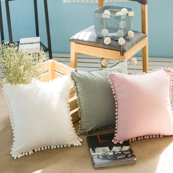 2pcs White Home Hotel Decor Standard Pillow Case Bed Throw Cushion Cover 48*74cm