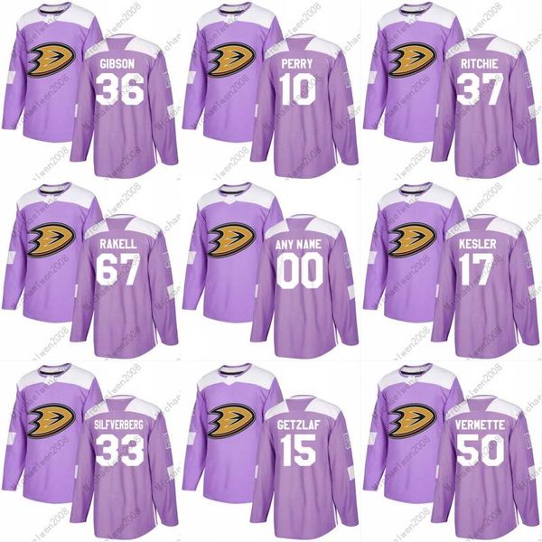 

2018 Fights Cancer Jersey 21 Chris Wagner 23 Francois Beauchemin 3 Kevin Bieksa 4 Cam Fowler 5 Korbinian Holzer Ducks Custom Hockey Jerseys