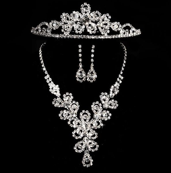 

свадебные украшения из трех частей новая невеста аксессуары три свадебные невесты головные уборы, Silver