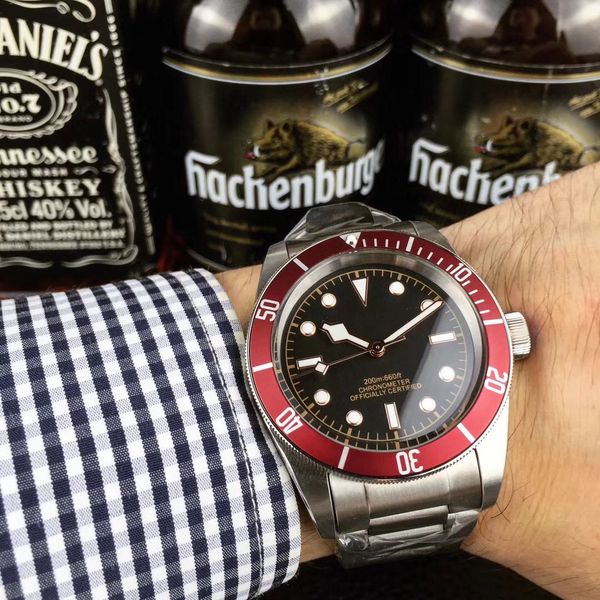 

Limited edition watche men 039 heritage black bay burgundy in ert watch automatic movement watch men 039 watche