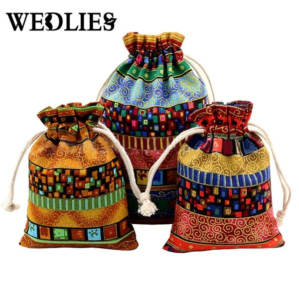 

10pcs party favor gift bags cloth linen packaging jewelry bag wedding gift pouch drawstring fabric christmas pouches 10*14cm