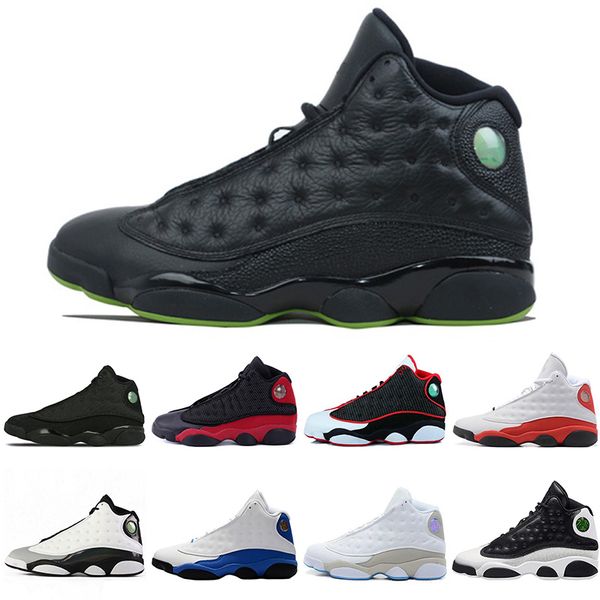 

2019 new basketball shoes black cat playoff bred cement grey toes grey toe he got game hologram barons sports sneakers size 41-47