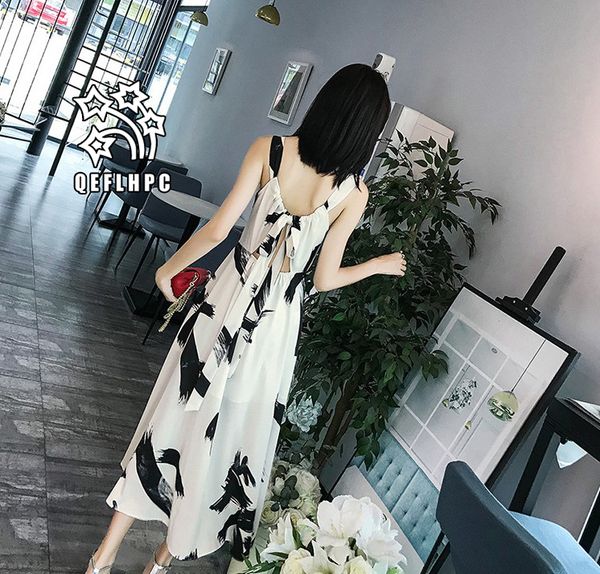

women's clothes dress summer beach chiffon dress thin polyester material casual dresses chambray longuette scoop neck a21748, Black;gray