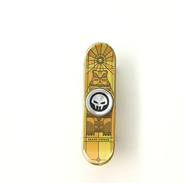 

woodfone hand spinner skateboard alloy stents scrub metal alloy stents chrome steel scrub finger skate toy fingerboard yellow
