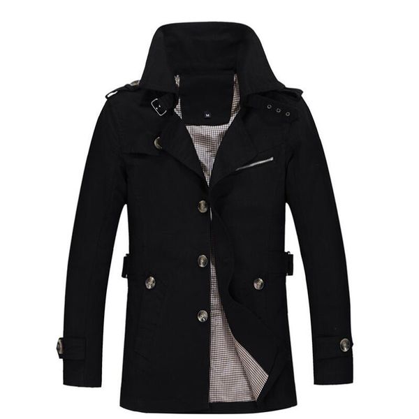 

2018 brand new arrival male jacket slim fit mens autumn clothing man jackets zipper warm cotton-padded, Black;brown