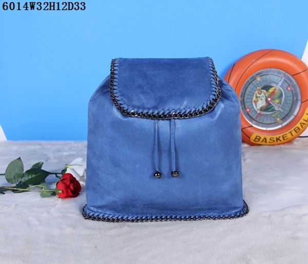

women backpack w32h12d33cm soft leather bags chain on the edges large volume compact size perfect casual bags