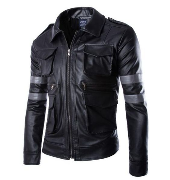 

man's autumn winter european and american new individual trend han edition xieshen high-quality goods style fur coat / m-3xl, Black