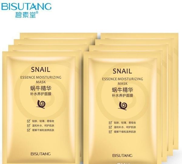 

Bisutang Snail Mask Увлажняющая маска для лица Масляный контроль Уменьшающие поры Маски д