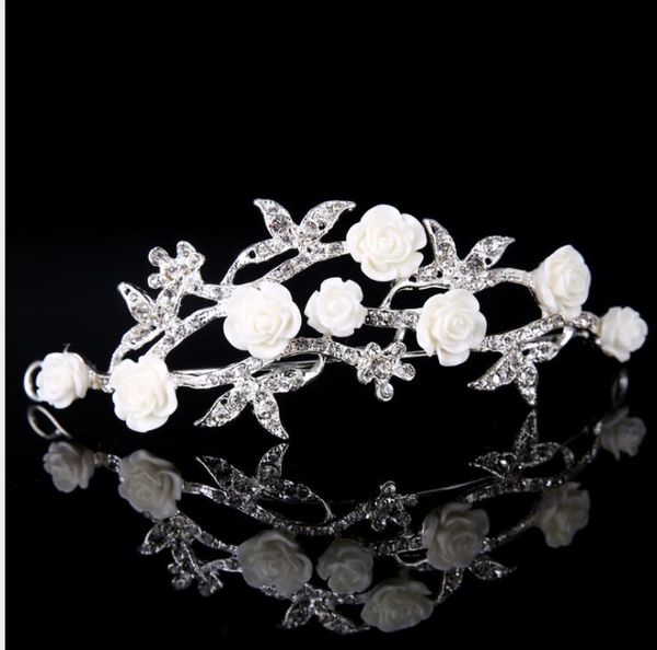

alloy diamond accessories, european and american crown wedding p accessories, Silver