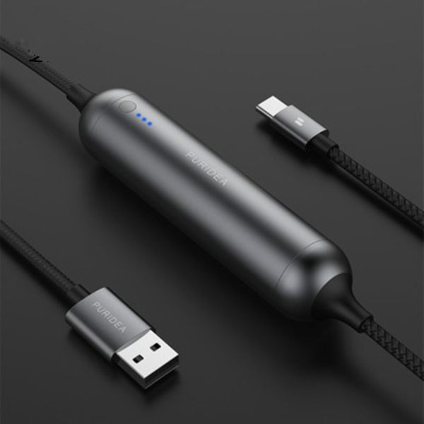 

Напечатайте кабель заряжателя USB C с банком силы 2800mAh 2 в 1 линии даты поручая для Га