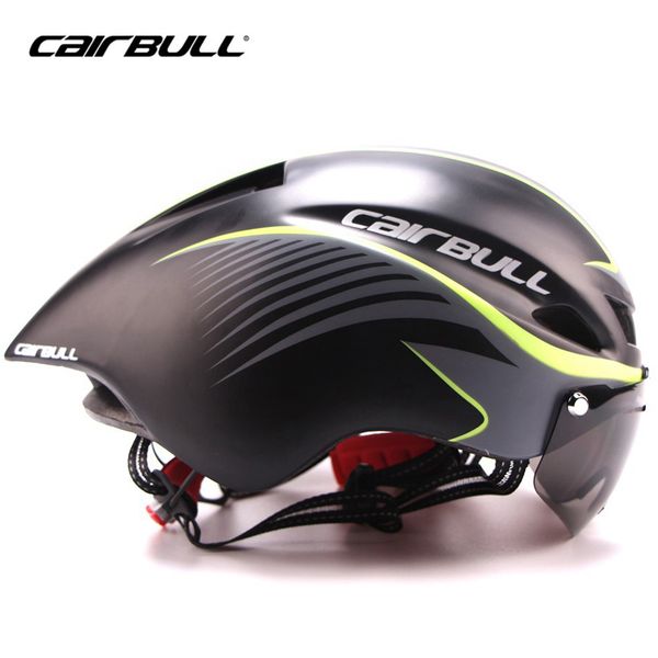 

bicycle helmet road time trial triathlon xc bike fast aero racing helmet magnetic absorption goggles visor men cycling
