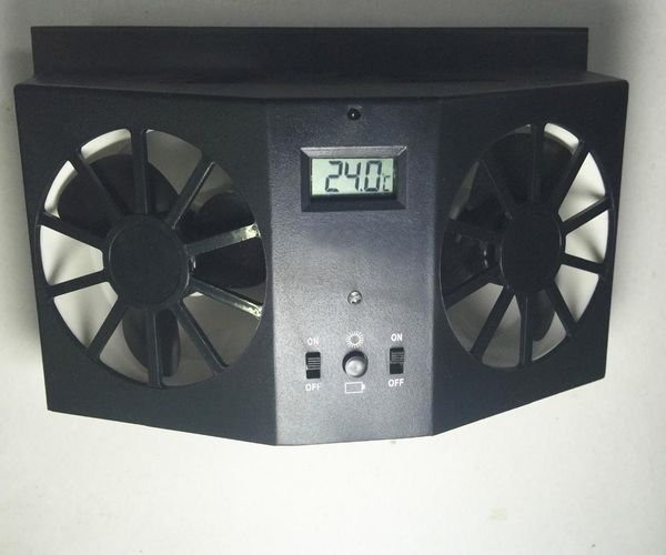 

without battery black window auto ventilator cooler vent rubber car ventilation fan 12v solar sun power air radiator