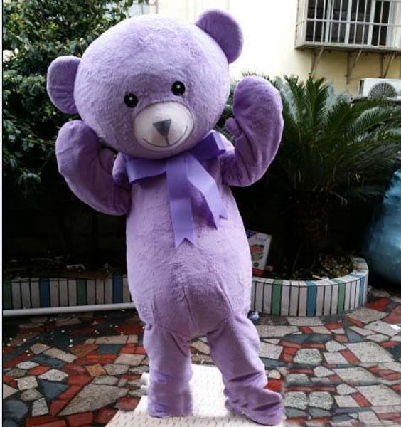 2019 Fábrica de venda de pelúcia traje mascote urso direta para adulto para vestir para venda com 5 cores para a escolha