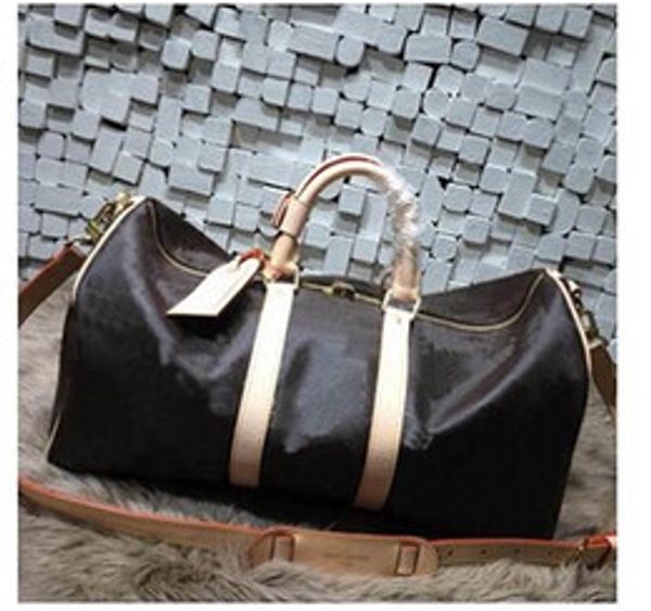 

Women duffle bag women travel bag hand luggage luxury brand de igner travel bag men pu leather handbag large cro body bag ac tote 55cm