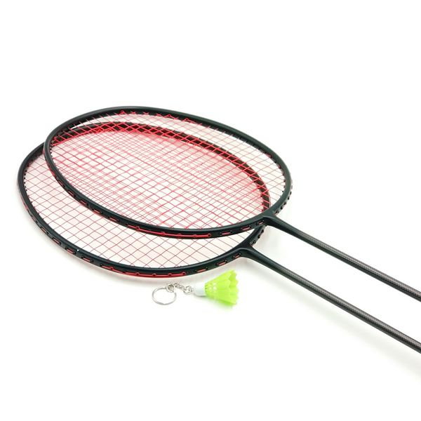 

loki vt series black carbon badminton racket 6u 72g super light training badminton racquet 22-30 lbs with string and bag