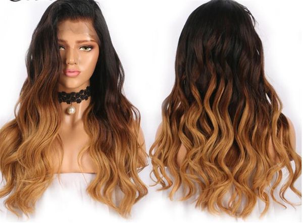 Honey Blonde Lace Front Wig Glueless Full Lace Wigs Human Hair