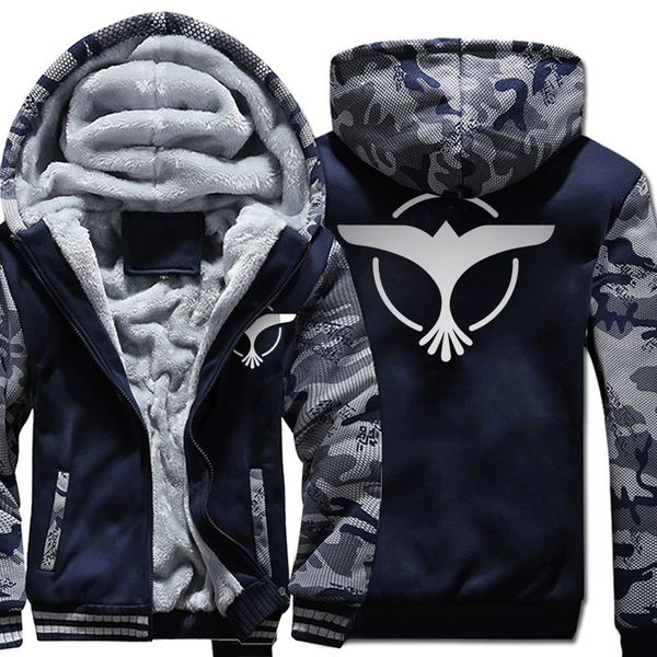 Unisex DJ Tiesto Zipper Jacket Sweatshirts Thicken Hoodie Casual Customized