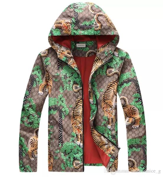 

New luxury fa hion brand women and men windbreaker jacket print jacket ca ual outerwear top hooded coat g4271