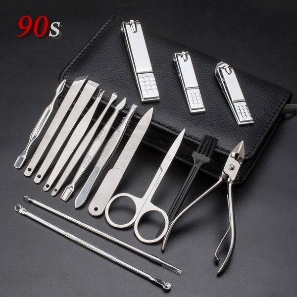 

set for manicure tool beauty product all for nail clipper trimmer file cuticle nipper pusher scissors nail kit dropshipping 2018