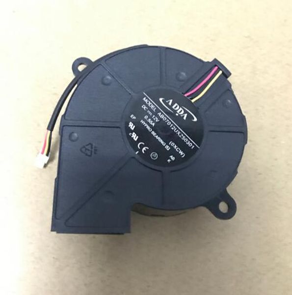 Orijinal ADDA AB07012UX250301 7025 DC12V 0. 55A üç satır projektör fan